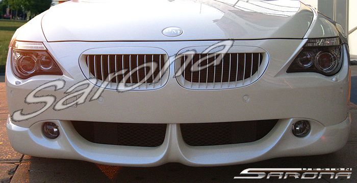 Custom BMW 6 Series Front Bumper Add-on  Coupe & Convertible Front Lip/Splitter (2004 - 2007) - $390.00 (Part #BM-010-FA)